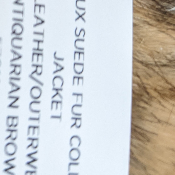 Chicos Faux Fur/Faux Suede Jacket - Picture 4 of 6